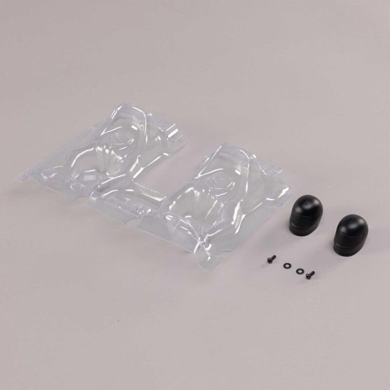 Losi LOS230136 Interior Set with Helmets, Clear: Baja Rey 2.0