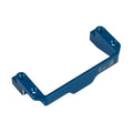 Associated 92456 RC10B7 FT One-Piece Servo Mount, blue aluminum
