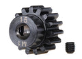 Traxxas 6487R Gear, 15-T Pinion (Machined) (1.0 Metric Pitch)