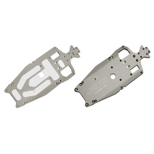 Traxxas 5522X Chassis 7075 T6 Aluminum/Alum: Jato 2.5 & 3.3