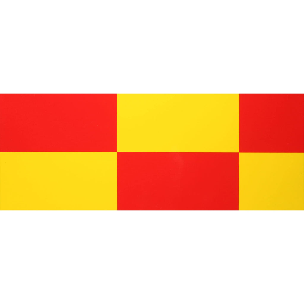 Hangar 9 U948 UltraCote, 4" Squares Yellow/Red