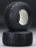 Team Associated 9809 Short Course Truck Tires (2) with Foam Inserts: SC10
