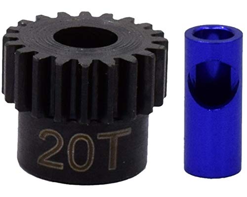 Hot Racing NSG20M06 20t Steel Mod 0.6 Pinion Gear 5mm