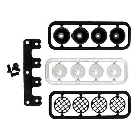 RPM 80982 Bumper Light Canister Set, Black: 1/10 Slash 2wd