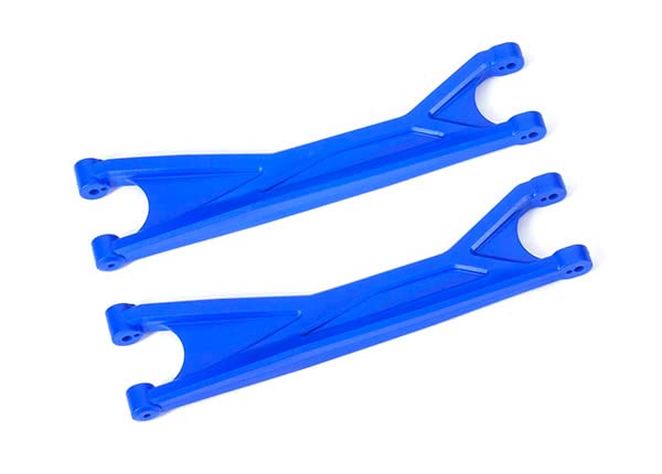 Traxxas 7892X Blue Suspension Arms, Upper (2): X-Maxx WideMaxx Kit