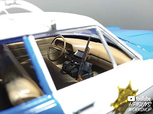 AMT 1172 1/25 1970 Ford Galaxie Police Car James Bond Model Kit