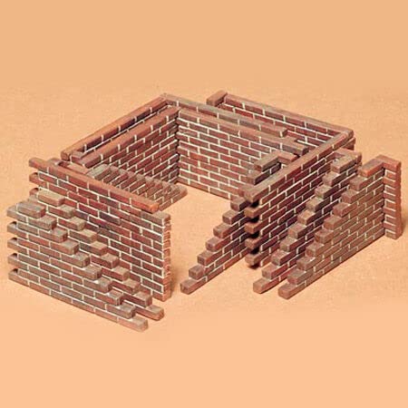 Tamiya 35028 1/35 Brick Wall Set WWII Military Diorama Accessory Model Kit