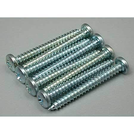 Great Planes GPMQ3158 #4 X 1" Phillips Head Sheet Metal Screws (8)