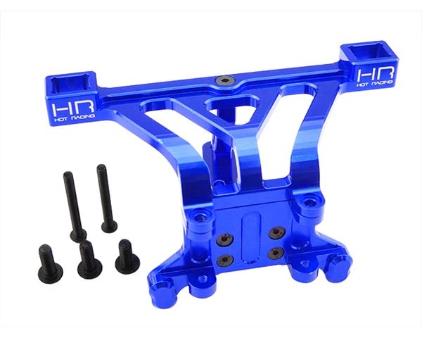 Hot Racing RVO29M06 Aluminum Front Body Mount (Blue) - E-revo Revo Slayer Summit