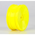 Losi LOSB1953 Yellow Wheel Set (2) Front: 1/14 Mini-8ight Buggy