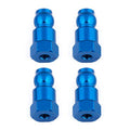 Team Associated 91817 Shock Bushings, 14 mm, blue aluminum