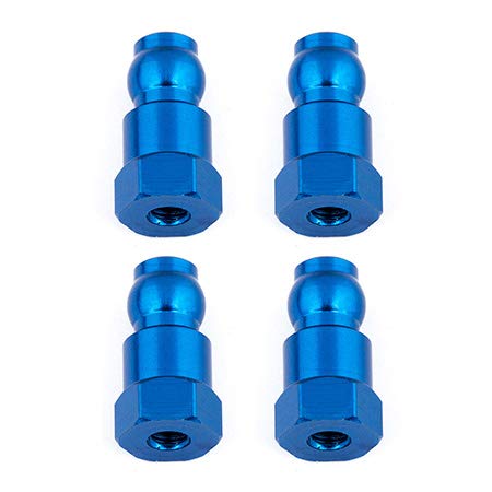 Team Associated 91817 Shock Bushings, 14 mm, blue aluminum
