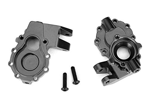 Traxxas 8252A Portal Housings, Inner FR 6061-T6 Alum Charcoal-Anodized (2)