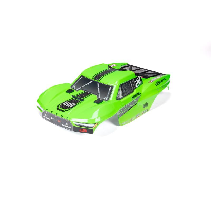 Arrma ARA-1584 FURY Painted Decaled Trimmed Body Set (Green)