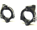 Hot Racing LTT19C01 Aluminum 0 Degree Caster Blocks Losi/TLR 22/22T/22SCT