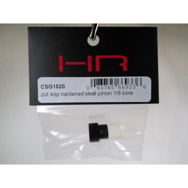 Hot Racing CSG1820 20t 48p Hardened Steel Pinion Gear 1/8 Bore