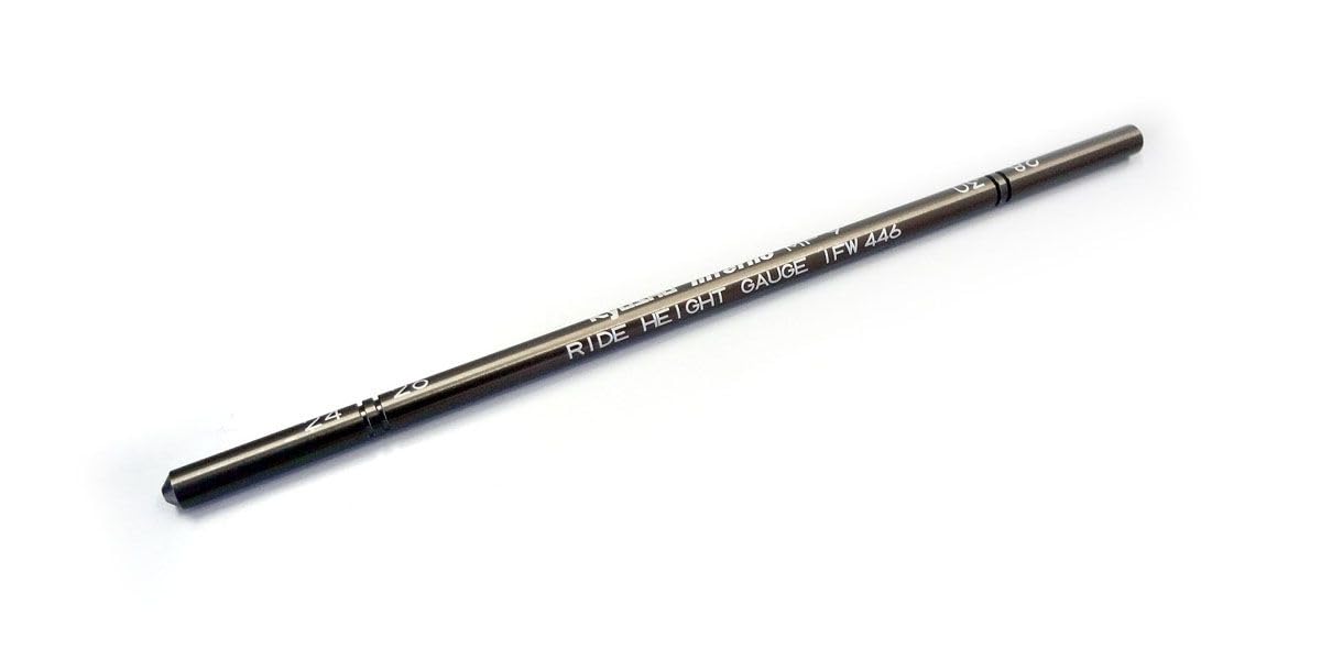 Kyosho IFW446 Aluminum Ride Height Gauge, Gunmetal, MP9