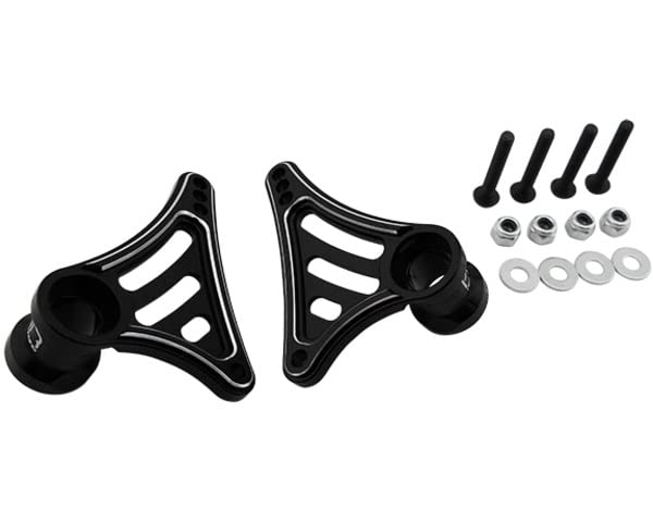 Hot Racing NRO27M01 Aluminum Multimount Rocker Arms Black Nero