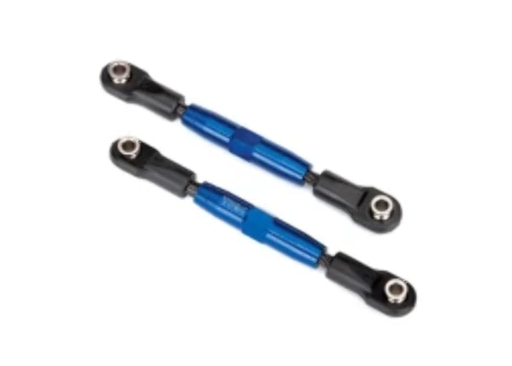Traxxas 3644X Camber Links, Rear (Blue Anodized, 7075-T6 Aluminum, 73mm) (2)