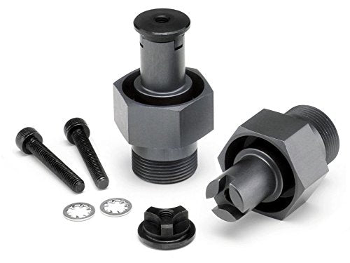HPI Racing 105612 24mm HD Front Hex Hub (Gunmetal) Baja 5