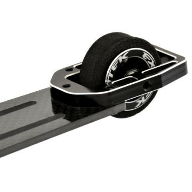 Exotek Racing 2135 Drag Slash Pro Wheelie Bar Set, 3mm CF with Single Wheel Style