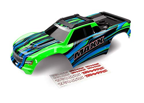 Traxxas 8911G Body, Maxx, Green (Painted)/ Decal Sheet