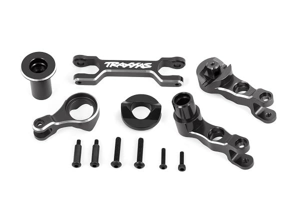 Traxxas 7746-GRAY X-Maxx Aluminum Steering Bellcranks Gray Draglink