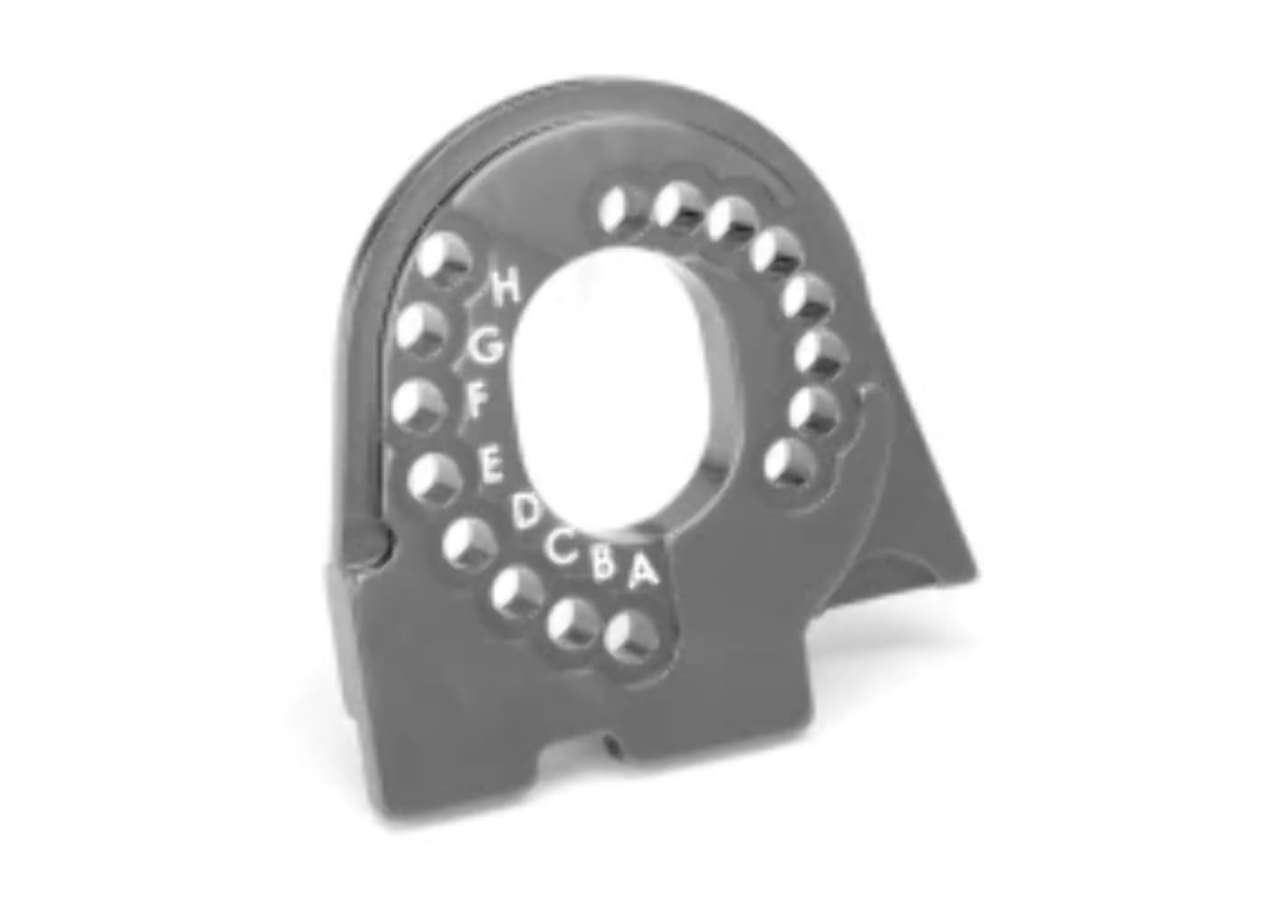 Traxxas 8290A Motor Mount Plate, 6061-T6 Aluminum (Charcoal-Anodized): TRX-4