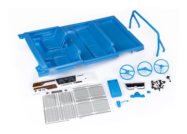 Traxxas 9114-BLUE Interior 69-72 Blazer, Blue