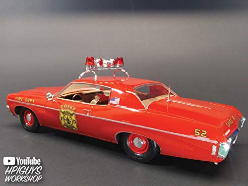 AMT 1162 1/25 1970 Chevy Impala, Fire Chief Model Kit