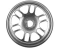 Hot Racing EXM45615 Radio Shack Xmods Split 6-spoke Silver Aluminum Wheels