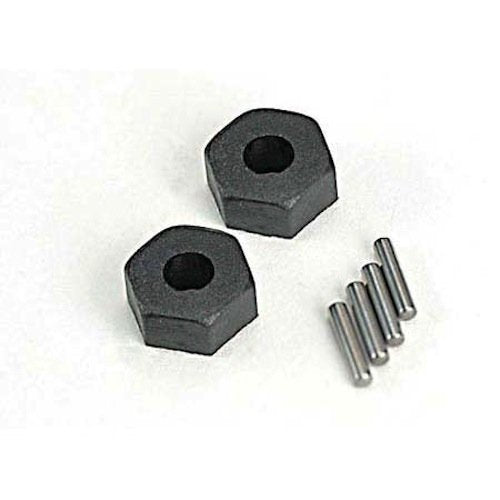 Traxxas 1654 Wheel Hex Hubs/2 Stub Axle Pins/4: Slash 4x4/2wd Stmpede 4x4/2wd