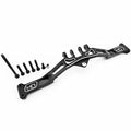 Hot Racing YEX08R01 Black Aluminum AR60 Rear Axle Truss: Axial 1/8 Yeti XL