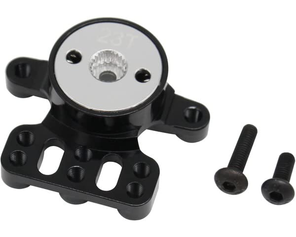 Hot Racing TTDR48SH23 Aluminum Servo Saver (Bllack) 23t T3-01