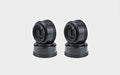 Carisma 16391 Multi Spoke Rear Drag Spec Racing Wheels BLK (4) 12mm Hex