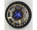Hot Racing SW49EY14 Gunmetal 8-Y BBS 6061 Steering Wheel NB4