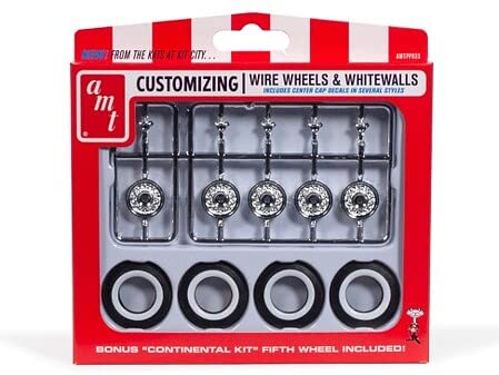 AMT PP033 KH Wire Wheels & Tires Parts Pack