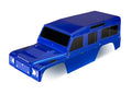 Traxxas 8011T Body, Land Rover Defender, Blue (Painted)/ Decals