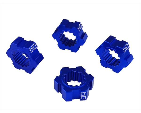 Hot Racing XMX1006 Aluminum 24mm Hex Hub Blue X-Maxx
