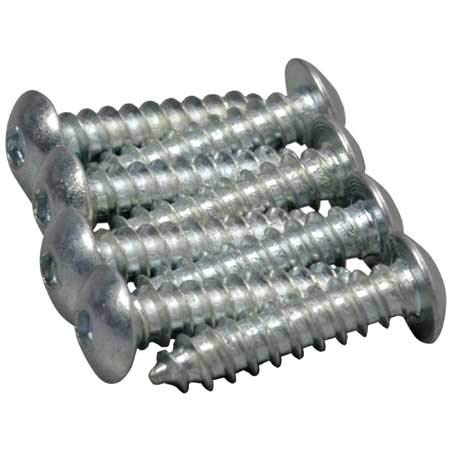 Great Planes GPMQ3124 #4 X 1/2" Button Head Sheet Metal Screws (8)