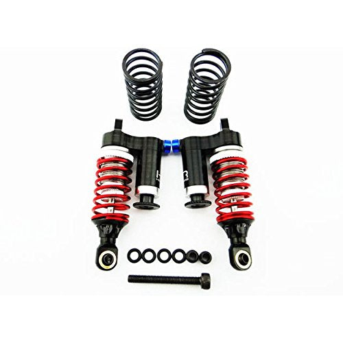 Hot Racing VXS128AR01 Piggyback Adjustable Rebound Shock (Black) - Traxxas 1/16