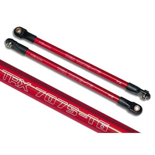 Traxxas 5319X Red Aluminum Push-Rods (2): Revo 3.3 E-Revo & Summit