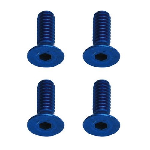 Team Associated 8547 FHCS M2x6 Blue Aluminum (4)
