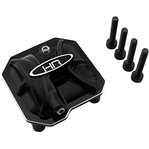 Hot Racing SCXT12C01 Aluminum AR44 Axle Diff Covers Black SCX2