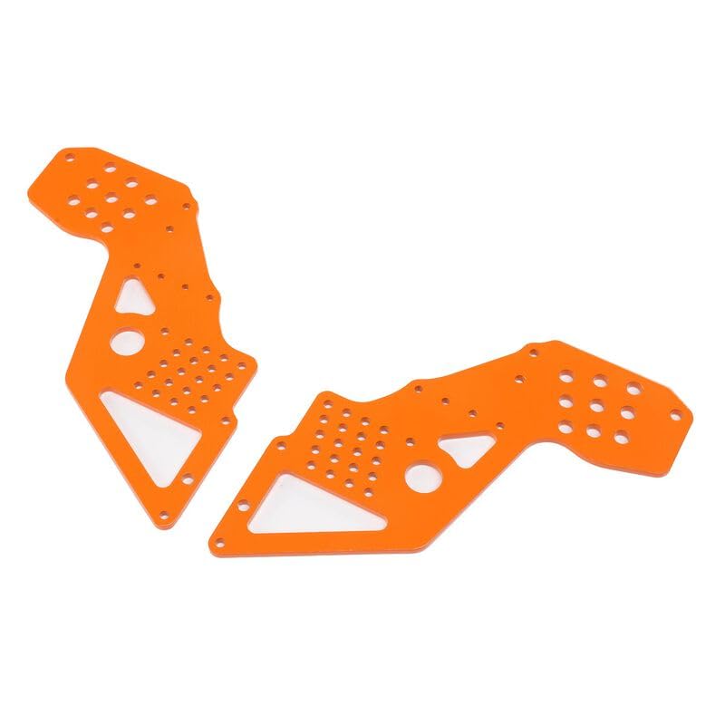 Team Losi LOS241062 Fr Chassis Plate,Or(ange (2): LMT Mega B