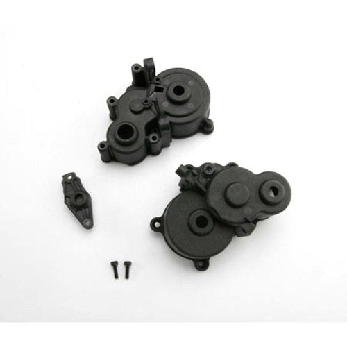 Traxxas 3991X Gearbox Halves (Front & Rear): E-Maxx