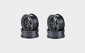 Carisma 16392 Multi Spoke Front Drag Spec Racing Wheels BLK (4) 12mm Hex