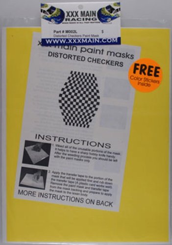 XXX Main M002L Distorted Checkers Paint Mask