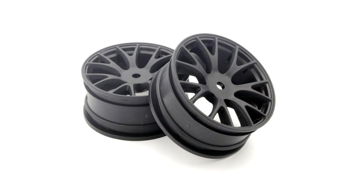 Kyosho FAH701BK Wheel, for FZ02 Muscle Car, Black, 2pcs