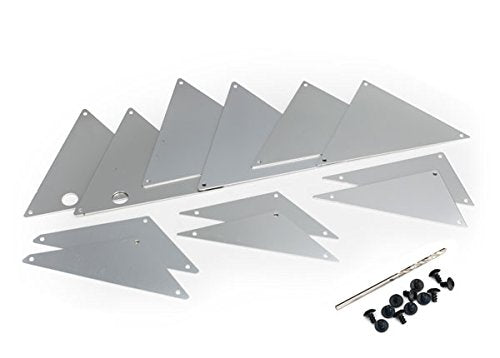 Traxxas 8434A Tube Chassis, Inner Panels (Silver Aluminum)